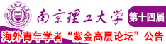 嫩逼操逼视频网址南京理工大学第十四届海外青年学者紫金论坛诚邀海内外英才！